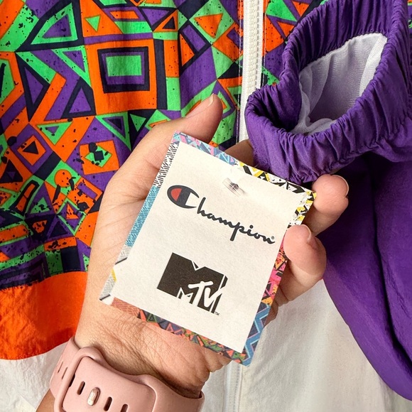 Champion Multicolor Geometric windbreaker - Picture 5 of 8